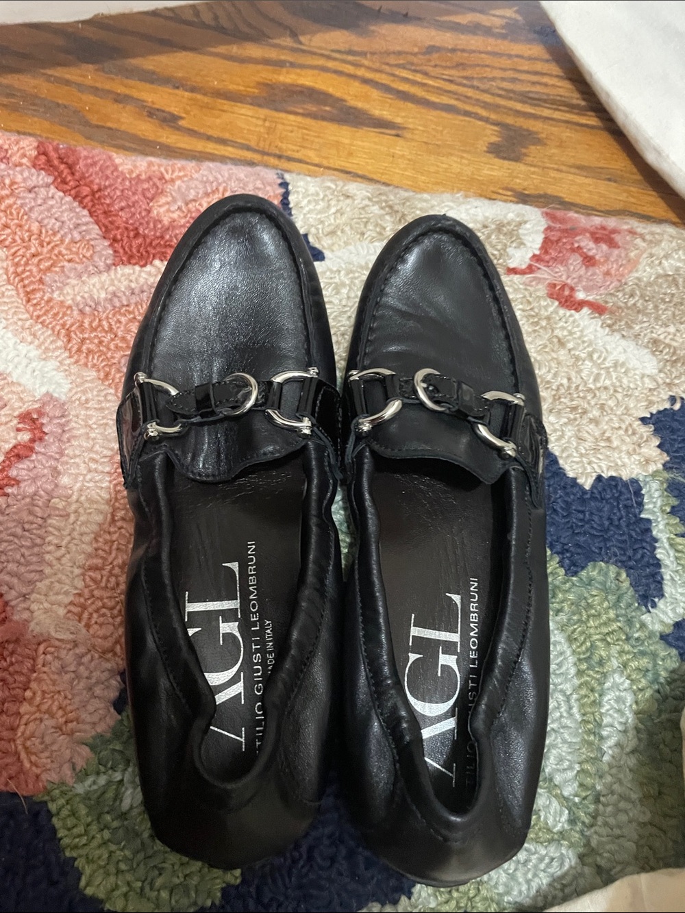 Attilio Giusti Leombruni black loafers